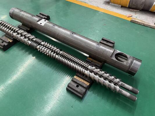 Параллельный двойной винт и ствол 45 мм-220 мм с Ra 0,4μm-0,6μm Поверхностная грубость